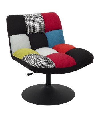 Fauteuil Pivotant Multicolore Anton Patchwork prix