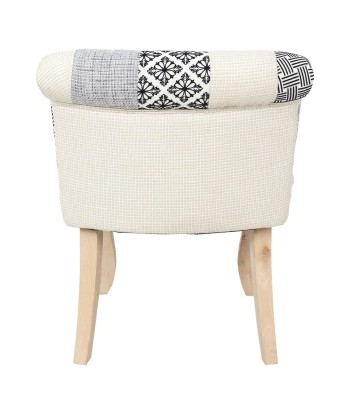 Fauteuil Patchwork Eleonor Gris shop