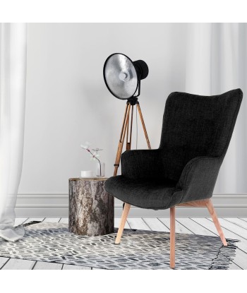 Fauteuil De Salon Helsinki Noir ou a consommer sur place