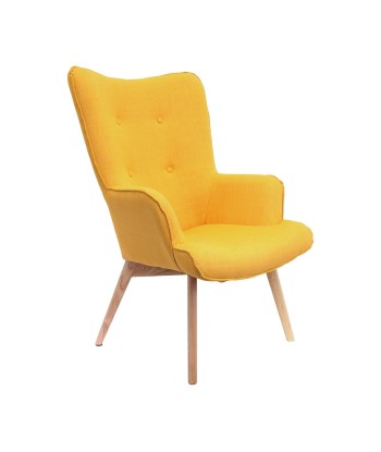 Fauteuil De Salon Helsinki Jaune la colonne vertébrale