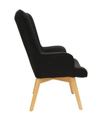 Fauteuil De Salon Helsinki Noir ou a consommer sur place