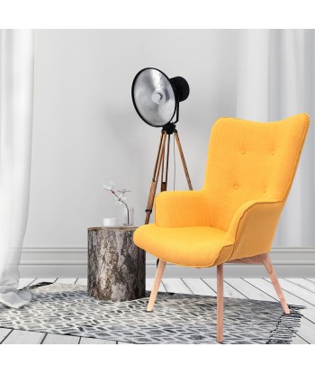 Fauteuil De Salon Helsinki Jaune la colonne vertébrale