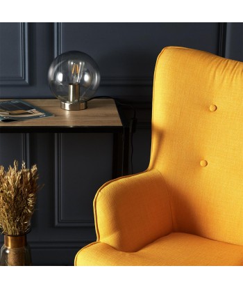 Fauteuil De Salon Helsinki Jaune la colonne vertébrale