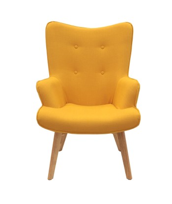 Fauteuil De Salon Helsinki Jaune la colonne vertébrale