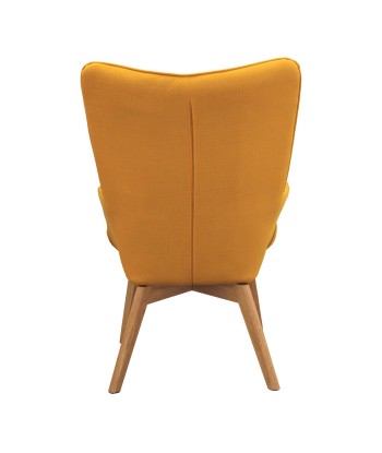 Fauteuil De Salon Helsinki Jaune la colonne vertébrale