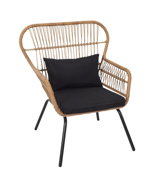 Fauteuil De Jardin Helsinki Noir Venez acheter