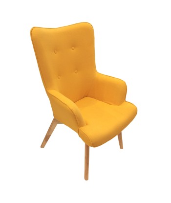 Fauteuil De Salon Helsinki Jaune la colonne vertébrale