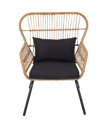 Fauteuil De Jardin Helsinki Noir Venez acheter