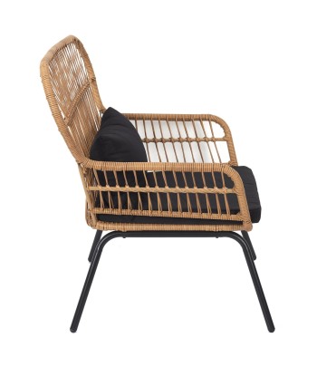 Fauteuil De Jardin Helsinki Noir Venez acheter