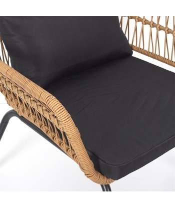 Fauteuil De Jardin Helsinki Noir Venez acheter