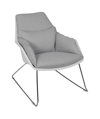 Fauteuil En Tissu Design Mora Gris pas cher chine