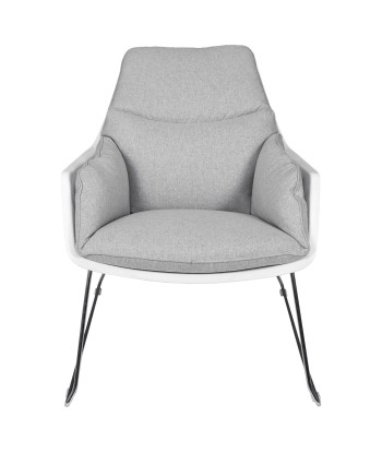 Fauteuil En Tissu Design Mora Gris pas cher chine