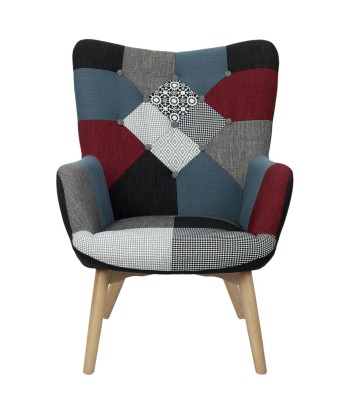 Fauteuil Milano Patchwork Multicolore JUSQU'A -70%! 