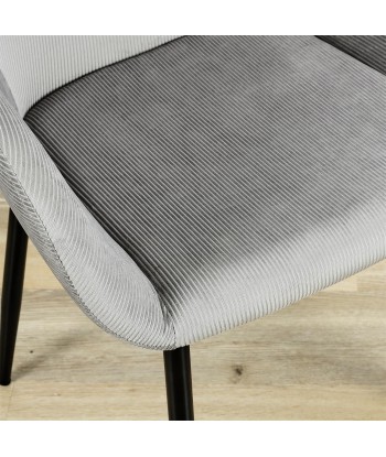 Fauteuil Gris En Velours Giulia 50-70% off 