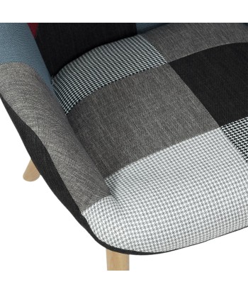 Fauteuil Milano Patchwork Multicolore JUSQU'A -70%! 