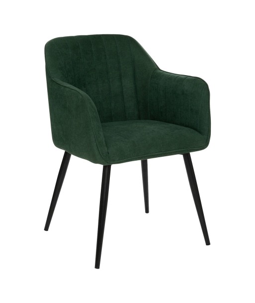 Fauteuil Diner Visoca Vert Cèdre en linge