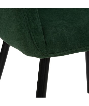 Fauteuil Diner Visoca Vert Cèdre en linge