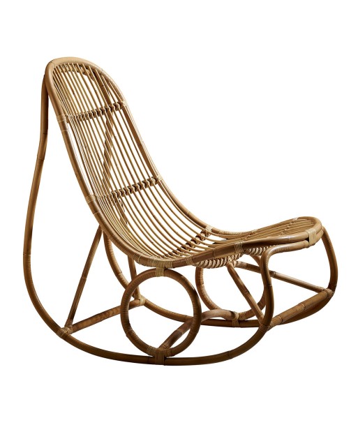 Rocking-chair en rotin, Nanny solde