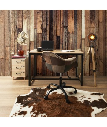 Fauteuil De Bureau Patchwork Marron 2024