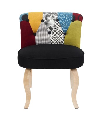 Fauteuil Patchwork Eleonor Multicolore vous aussi creer 