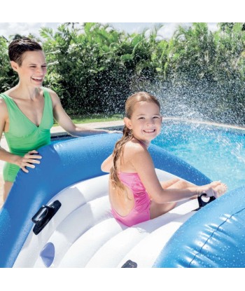 Toboggan Pour Piscine Enterrée Bleu Dans la société mordern