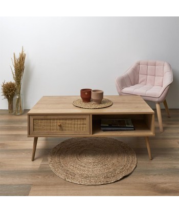 Table Basse En Bois Bali Beige Dans la société mordern