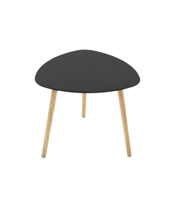 Lot De 3 Tables Café Mileo Noires ou a consommer sur place