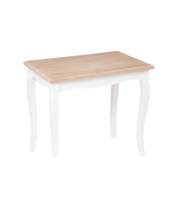 Lot De 2 Tables Café Chrysa Blanches en linge