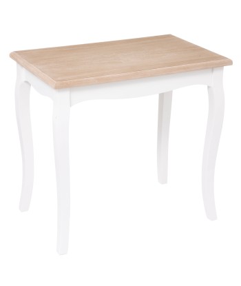 Lot De 2 Tables Café Chrysa Blanches en linge