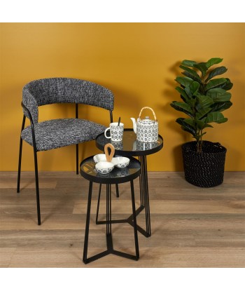 Lot De 2 Tables Gigognes Wild Noires la chaussure