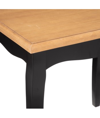 Lot De 2 Tables Café Chrysa Noires sur le site 