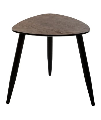 Lot De 2 Tables Mileo Noyer Marron la chaussure