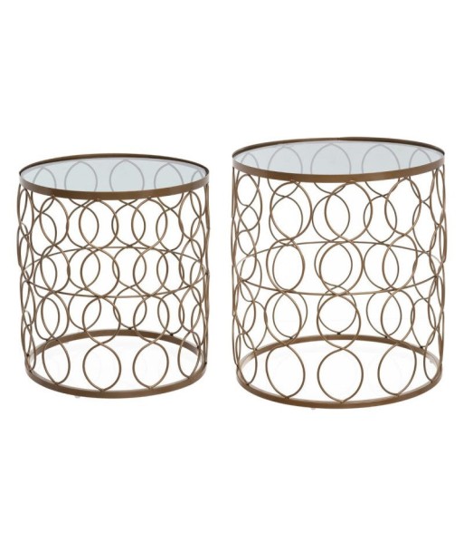 Lot De 2 Tables D'appoint Archi Doré s'inspire de l'anatomie humaine