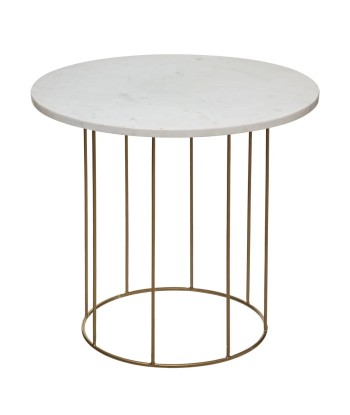 Lot De 2 Tables Café Plateau Marbre Blanc acheter