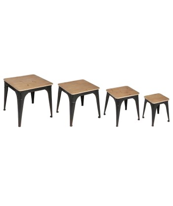 Set De 4 Tables D'Appoint Cierna Noires sélection de produits