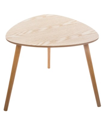 Lot De 3 Tables De Café Mileo En Bois Beige solde