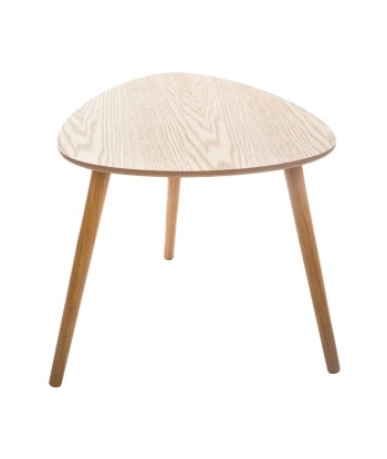 Lot De 3 Tables De Café Mileo En Bois Beige solde