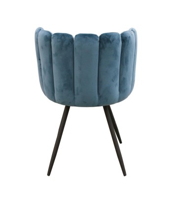 Chaise Ariel En Velours Bleu Canard l'évolution des habitudes 