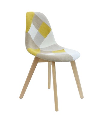 Chaise De Table Patchwork Jaune Economisez 