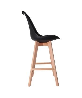 Chaise De Bar En Bois et Plastique Noire chez Cornerstreet bien 