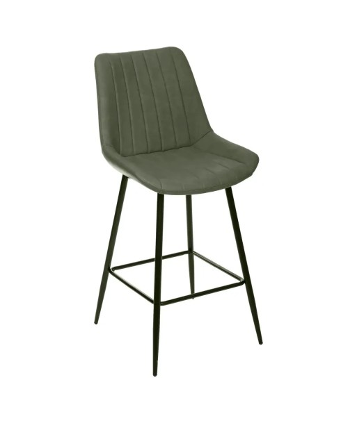 Chaise De Bar Effet Cuir Olwen Vert Kaki votre