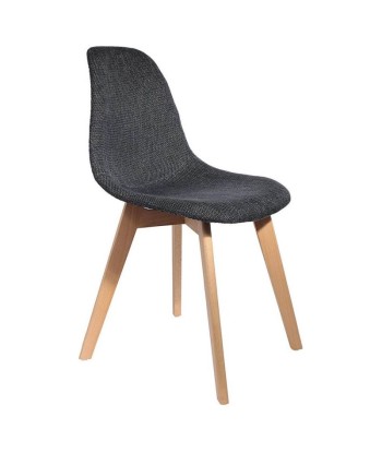 Chaise scandinave grosse maille noire store