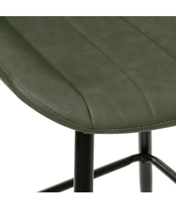 Chaise De Bar Effet Cuir Olwen Vert Kaki votre