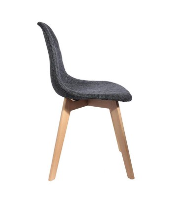 Chaise scandinave grosse maille noire store