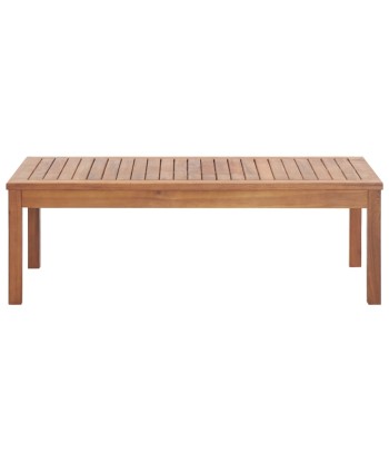 Salon de jardin 4 pcs avec coussins Bois d'acacia solide online