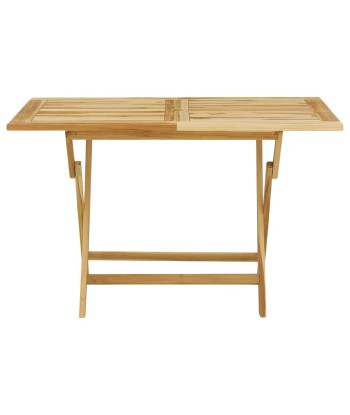 Mobilier à dîner d'extérieur 5 pcs Bois de teck massif l'achat 