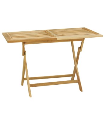 Mobilier à dîner d'extérieur 5 pcs Bois de teck massif l'achat 