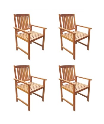 Mobilier à dîner d'extérieur 5 pcs Bois d'acacia solide Comparez plus de prix