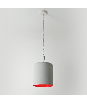 Suspension design, gris et rouge Pour