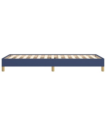 Lit 1 Place Tissu Bleu 90x200 cm Livraison rapide